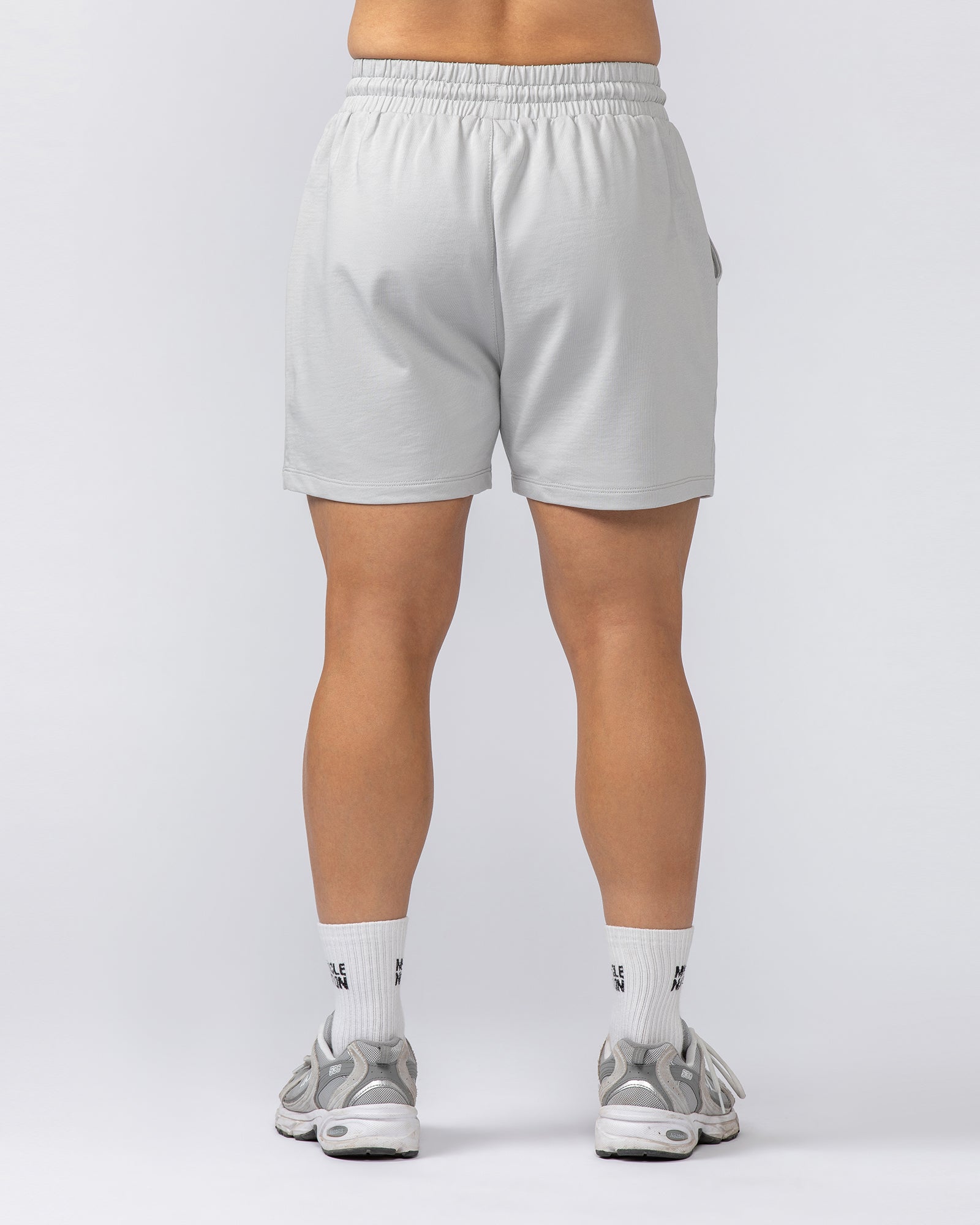 Lee Lem Loopback Shorts - Ice Grey-Shorts-XS-022546ICEGREY-XS-MNAPPRL40990-6-Muscle Nation