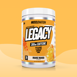 LEGACY Pre Workout Energy - Orange Mango - 30 serves-Pre-Workouts-MNSUPPS0335-745114578150-1-Muscle Nation