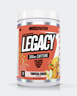 LEGACY Pre Workout Energy - Tropical Crush - 30 serves-Pre-Workouts-MNSUPPS0250-764460254532-1-Muscle Nation