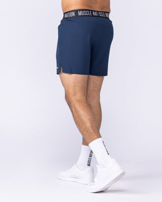 Level Up Training 4” Shorts - Navy-Shorts-S-1125156NAVY-S-MNAPPRL47464-2-Muscle Nation