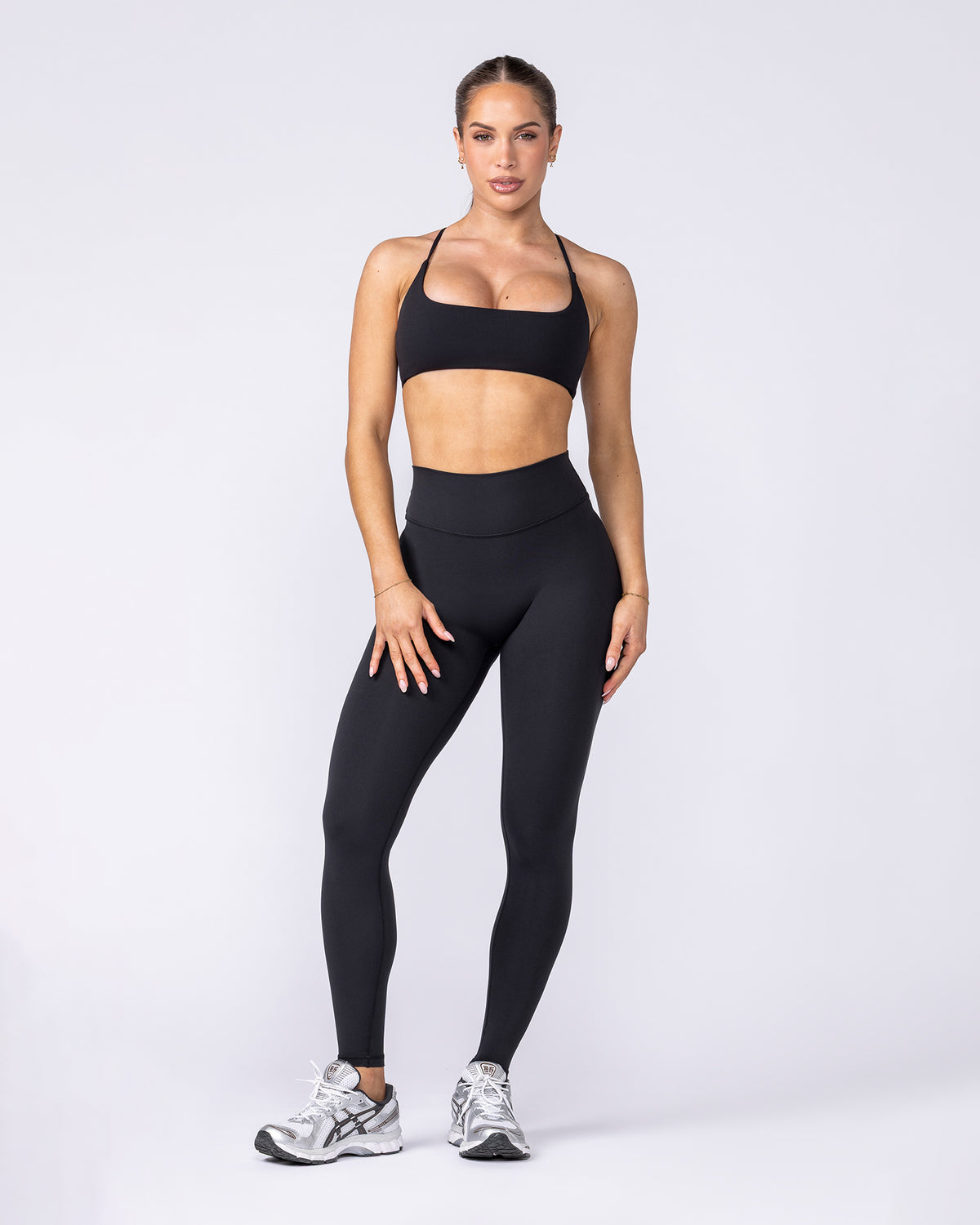 Liberty High Rise Full Length Leggings - Black