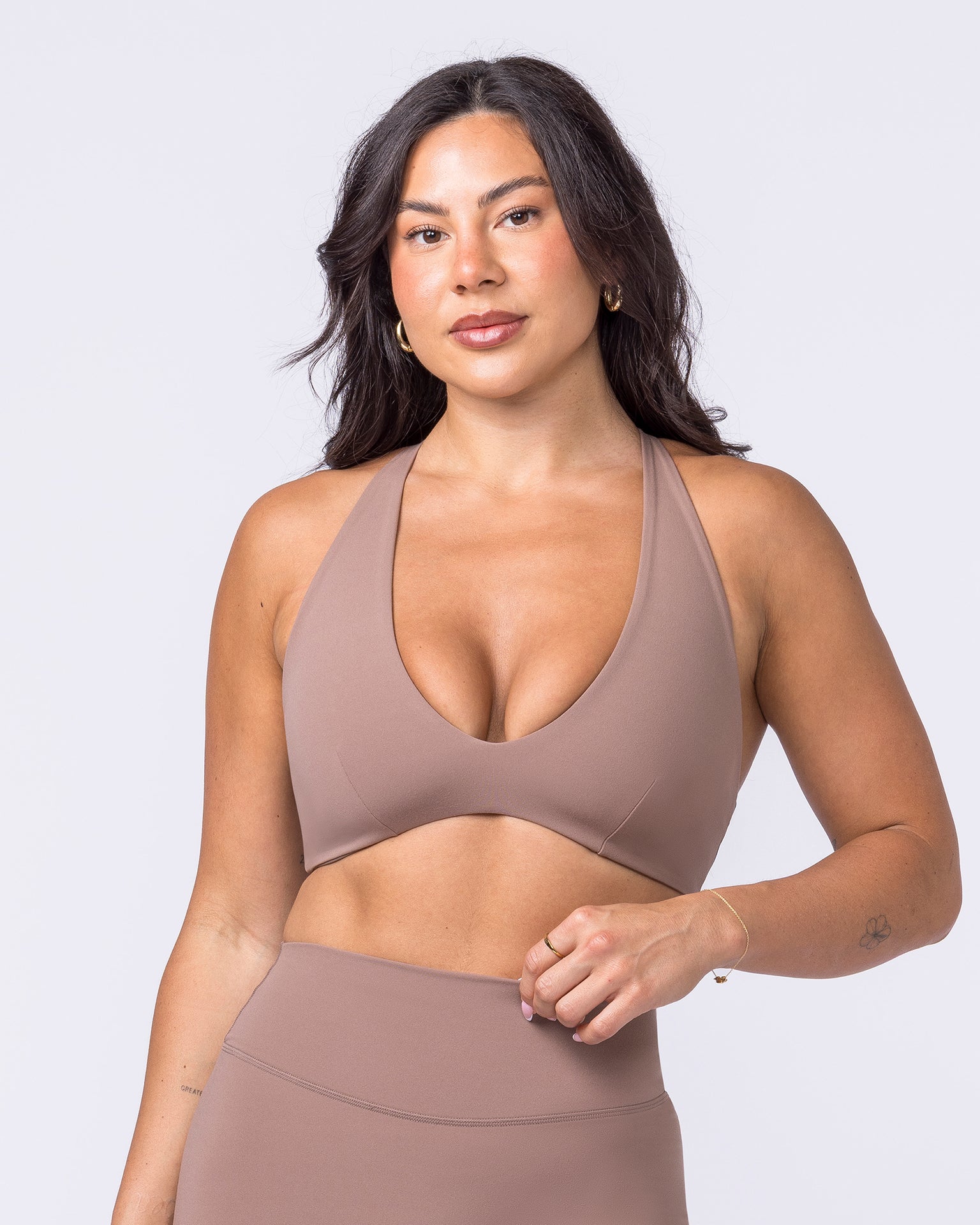 Liberty Lustre Bralette - Cookie-Bralettes-XXS-022601CKE-XXS-MNAPPRL48249-1-Muscle Nation