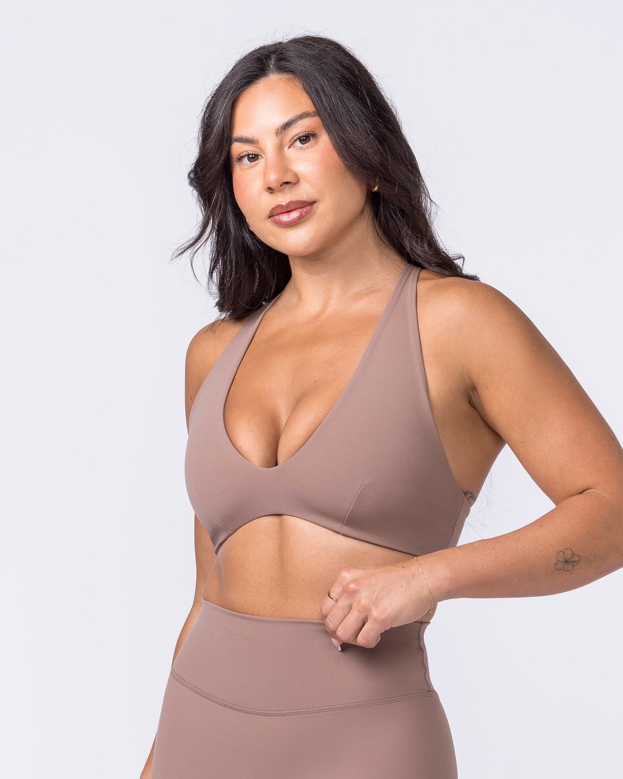 Liberty Lustre Bralette - Cookie-Bralettes-XXS-022601CKE-XXS-MNAPPRL48249-3-Muscle Nation