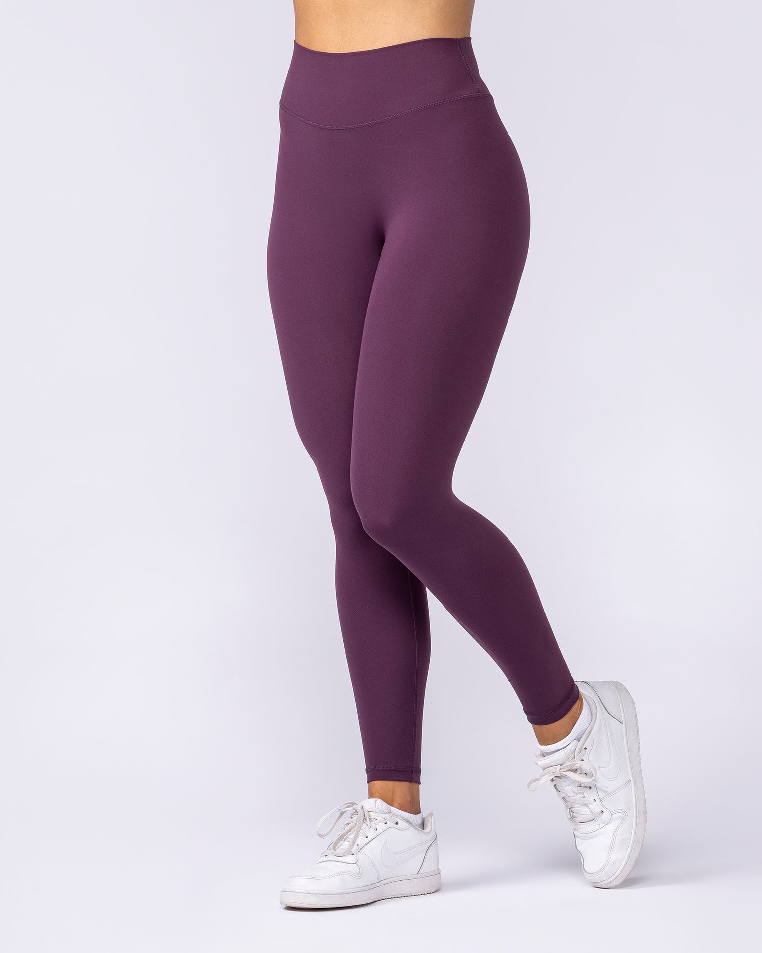 Liberty High Rise Ankle Length Leggings - Cranberry