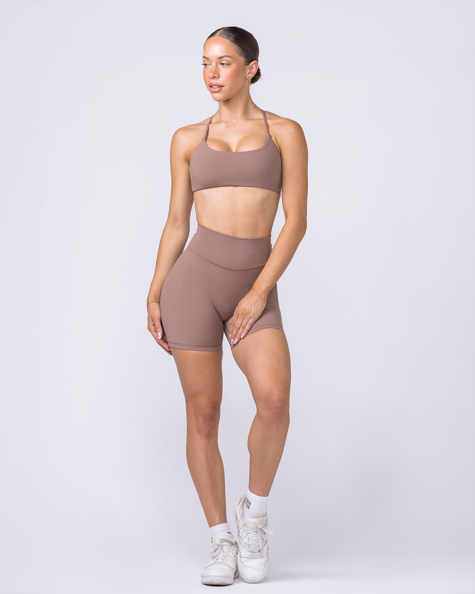 Liberty Zero Rise Bike Shorts - Cookie-Shorts-XXS-022603CKE-XXS-MNAPPRL48332-5-Muscle Nation