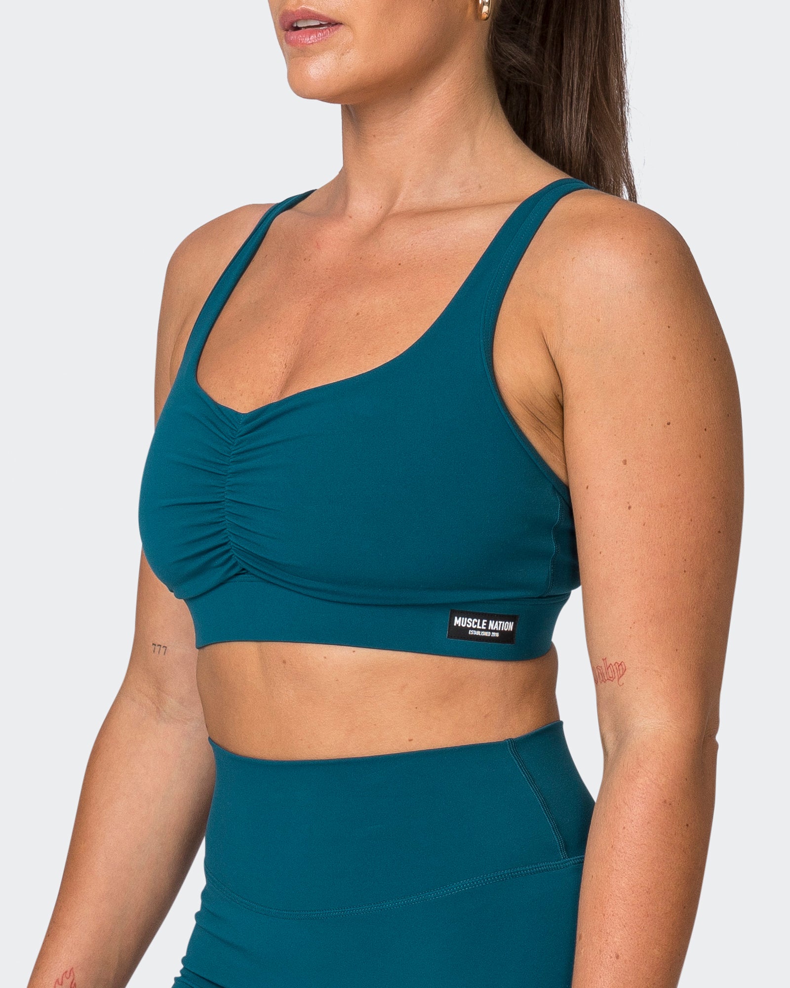 Revive Bra - Dark Marine-Sports Bras-XS-072320DRKMRN-XS-MNAPPRL25737-4-Muscle Nation