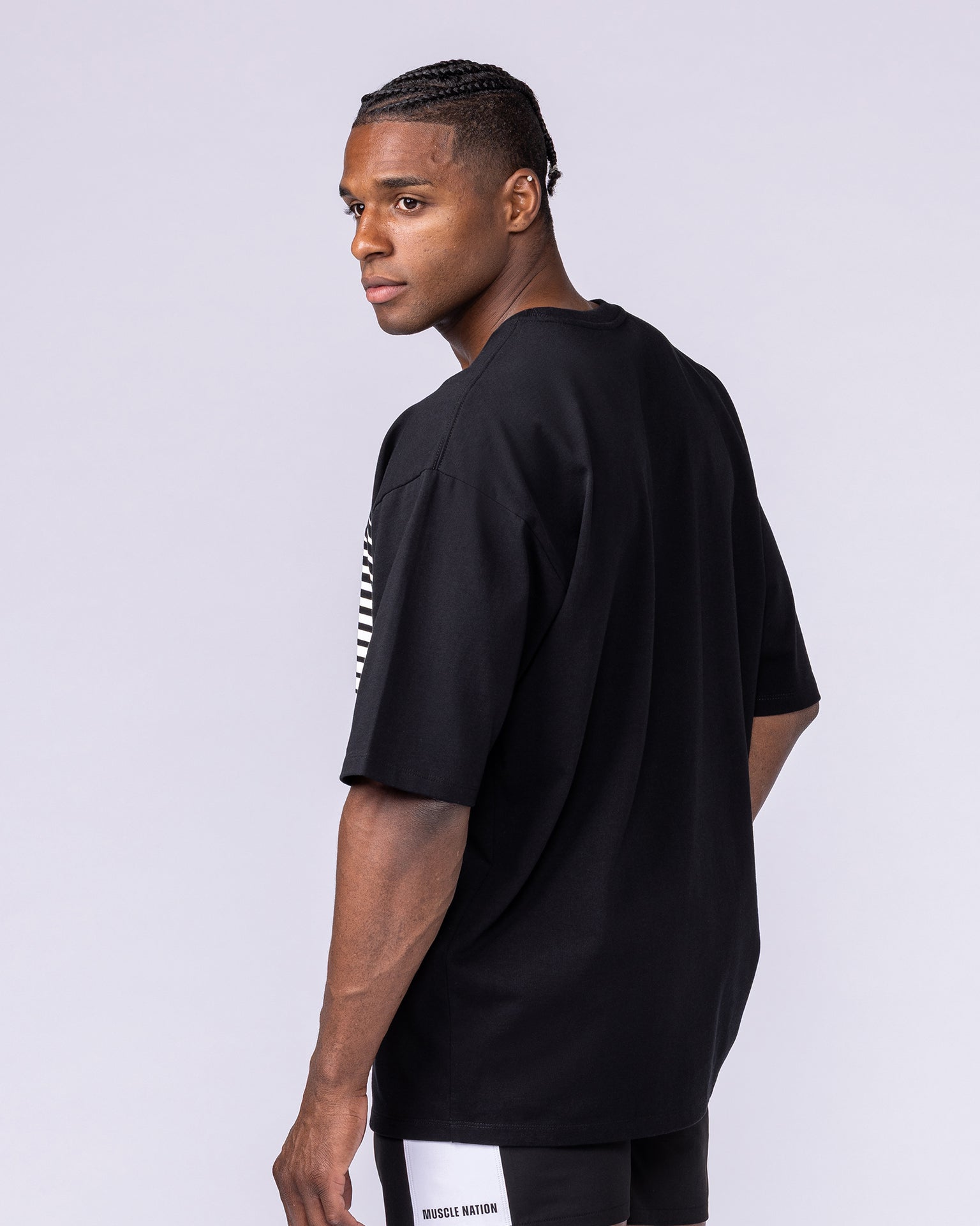 Lifestyle Pump Cover - Black-T-Shirts-XS-1125179BLK-XS-MNAPPRL47487-3-Muscle Nation