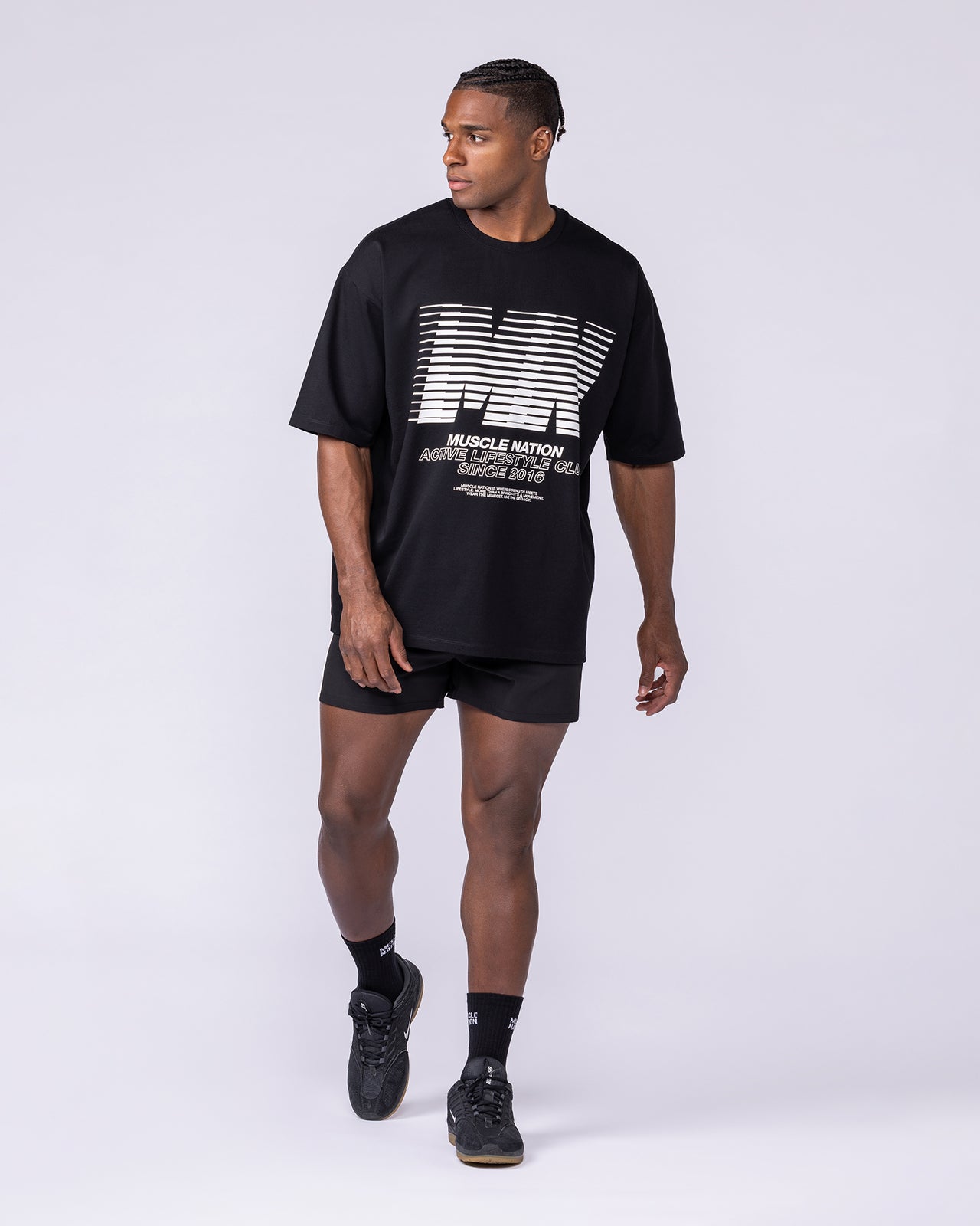 Lifestyle Pump Cover - Black-T-Shirts-XS-1125179BLK-XS-MNAPPRL47487-6-Muscle Nation