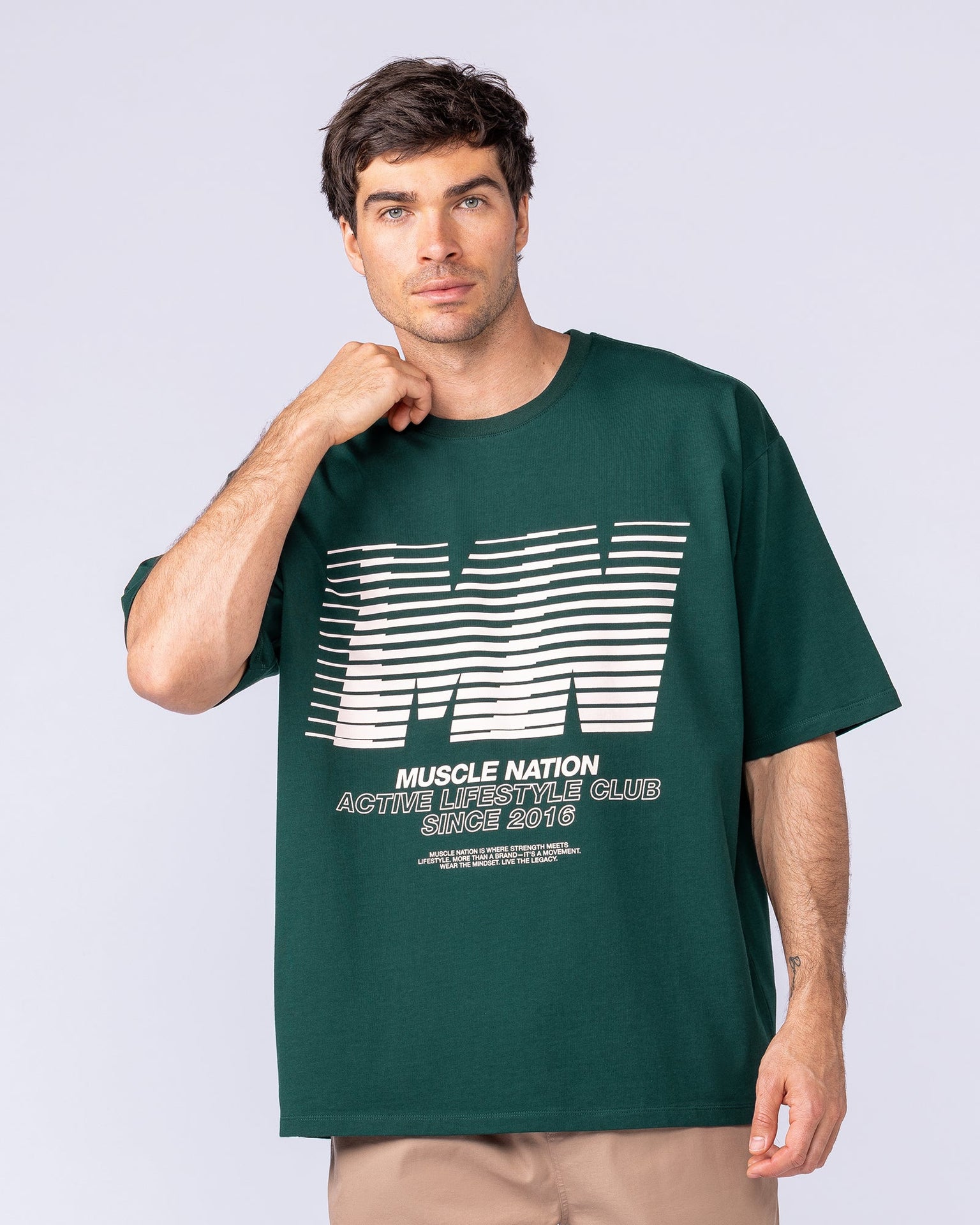 Lifestyle Pump Cover - Sporting Green-T-Shirts-XS-1125179SPTGRN-XS-MNAPPRL47479-3-Muscle Nation