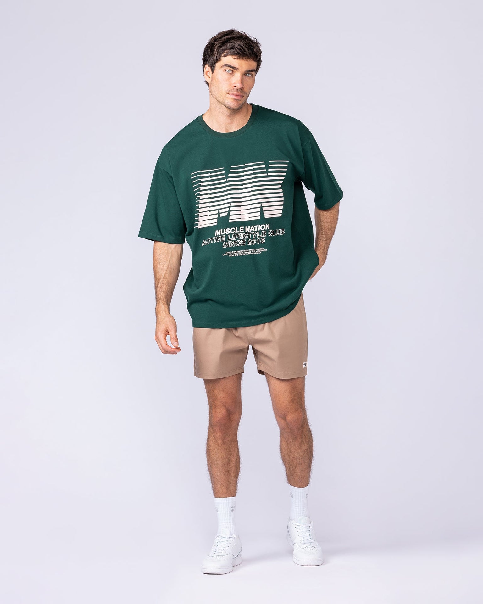 Lifestyle Pump Cover - Sporting Green-T-Shirts-XS-1125179SPTGRN-XS-MNAPPRL47479-6-Muscle Nation