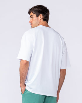 Lifestyle Pump Cover - White-T-Shirts-XS-1125179WHT-XS-MNAPPRL47471-2-Muscle Nation