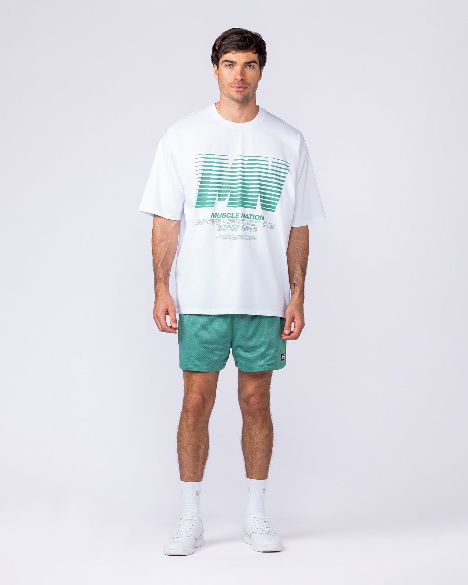 Lifestyle Pump Cover - White-T-Shirts-XS-1125179WHT-XS-MNAPPRL47471-6-Muscle Nation