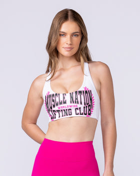 Lift Bra - White-Sports Bras-XXS-112518WHT-XXS-MNAPPRL46294-1-Muscle Nation