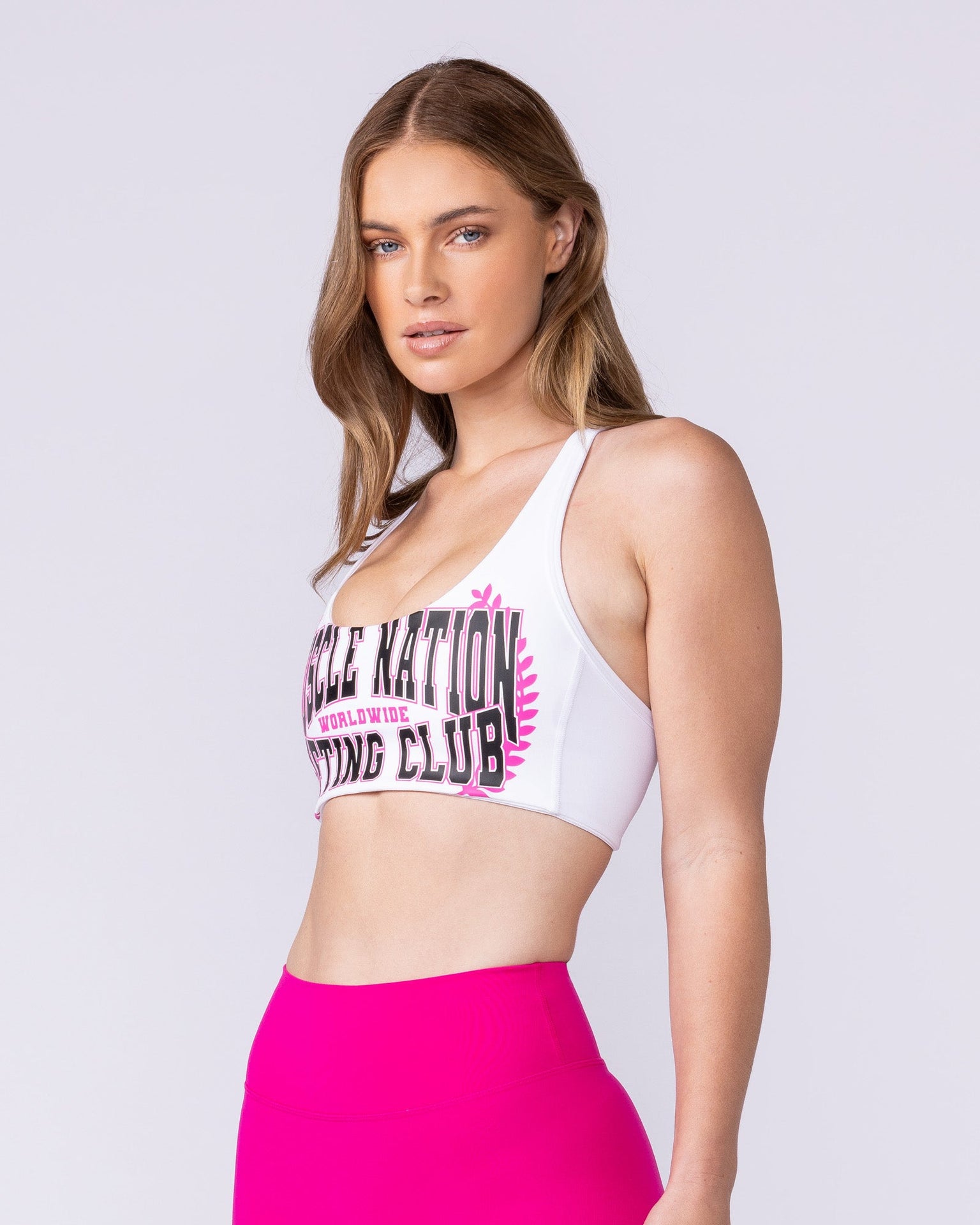 Lift Bra - White-Sports Bras-XXS-112518WHT-XXS-MNAPPRL46294-3-Muscle Nation