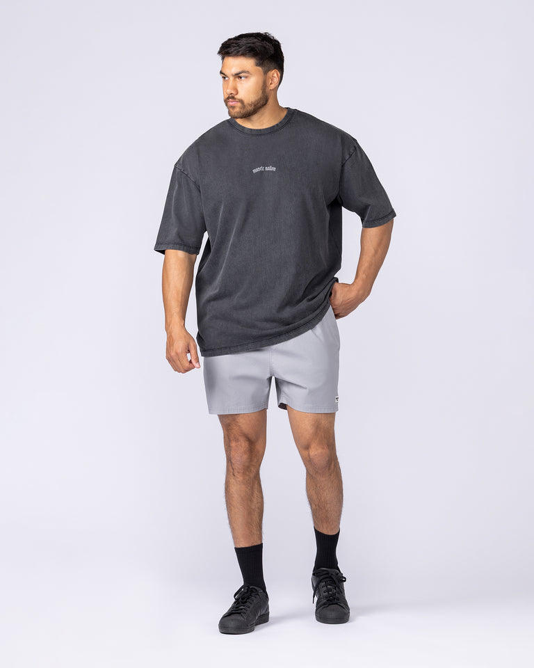 Lifting Club Oversized Vintage Tee - Washed Black-T-Shirts-XS-1125136WSHBLK-XS-MNAPPRL47523-6-Muscle Nation