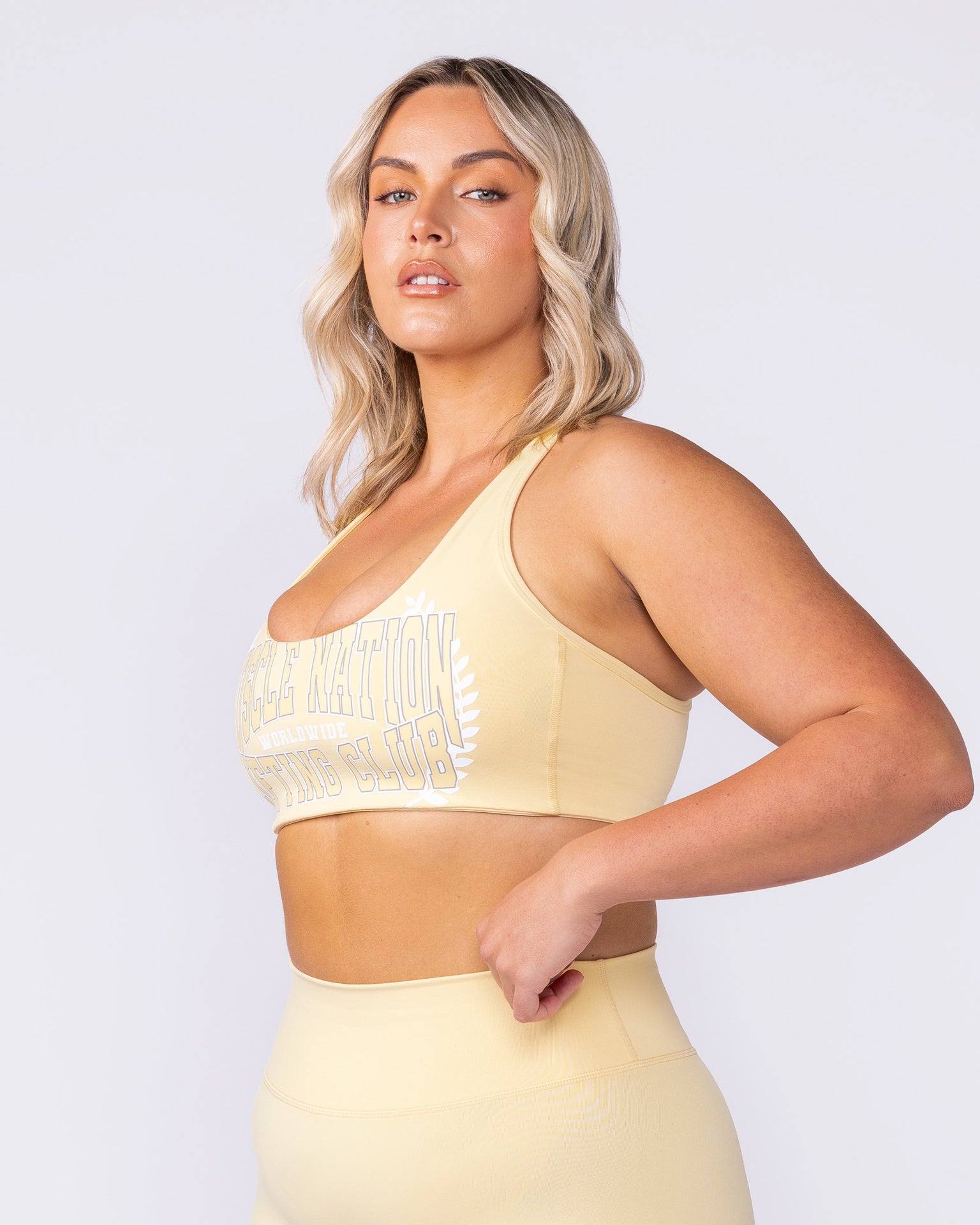 Lift Bra - Panna Cotta-Sports Bras-XXS-112518PANCOT-XXS-MNAPPRL46285-3-Muscle Nation