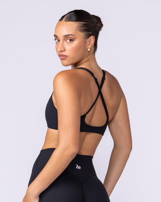 Lustre Bralette - Black-Bralettes-XXS-112516BLK-XXS-MNAPPRL46303-2-Muscle Nation