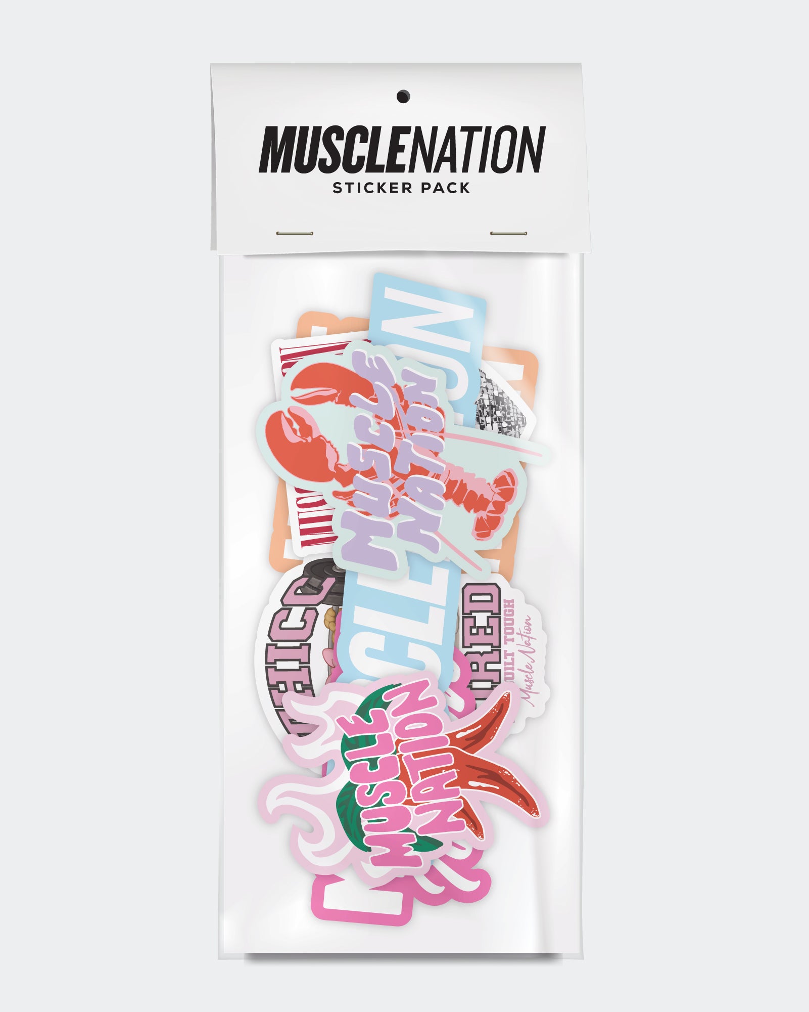 MN Sticker Pack - Summer-Accessories-Summer Brights-1125238SMRB-ONE-9360785015660-3-Muscle Nation