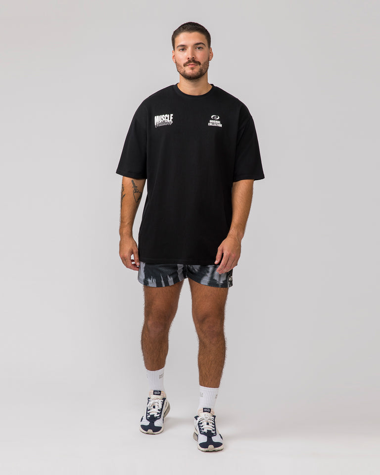 Lay Up 3.5" Shorts - Palm Tree Print-Shorts-S-112342PLMTRE-S-MNAPPRL30712-6-Muscle Nation