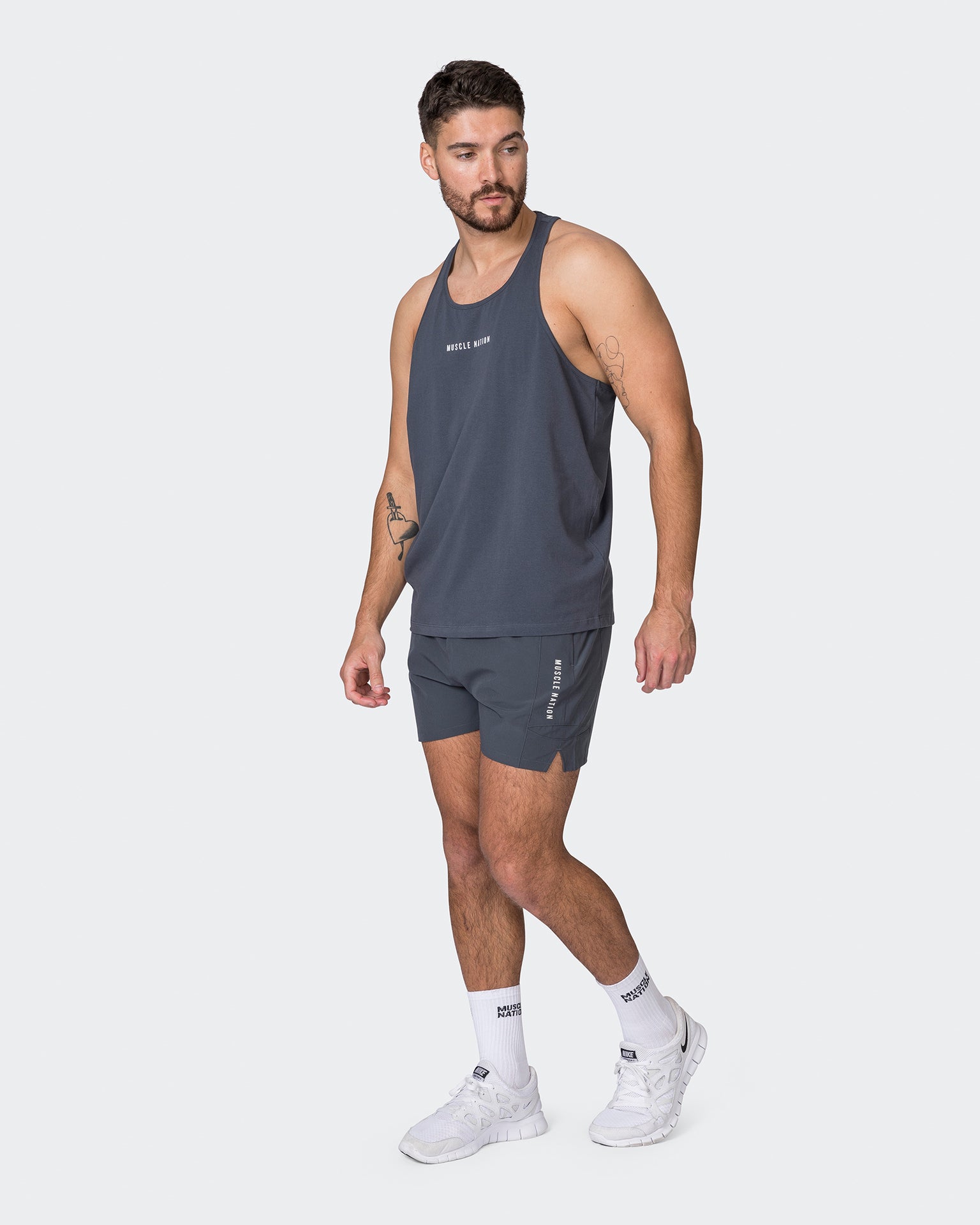 Streamline Training 3" Shorts - Thunder-Shorts-S-072310THNDR-S-MNAPPRL25492-7-Muscle Nation