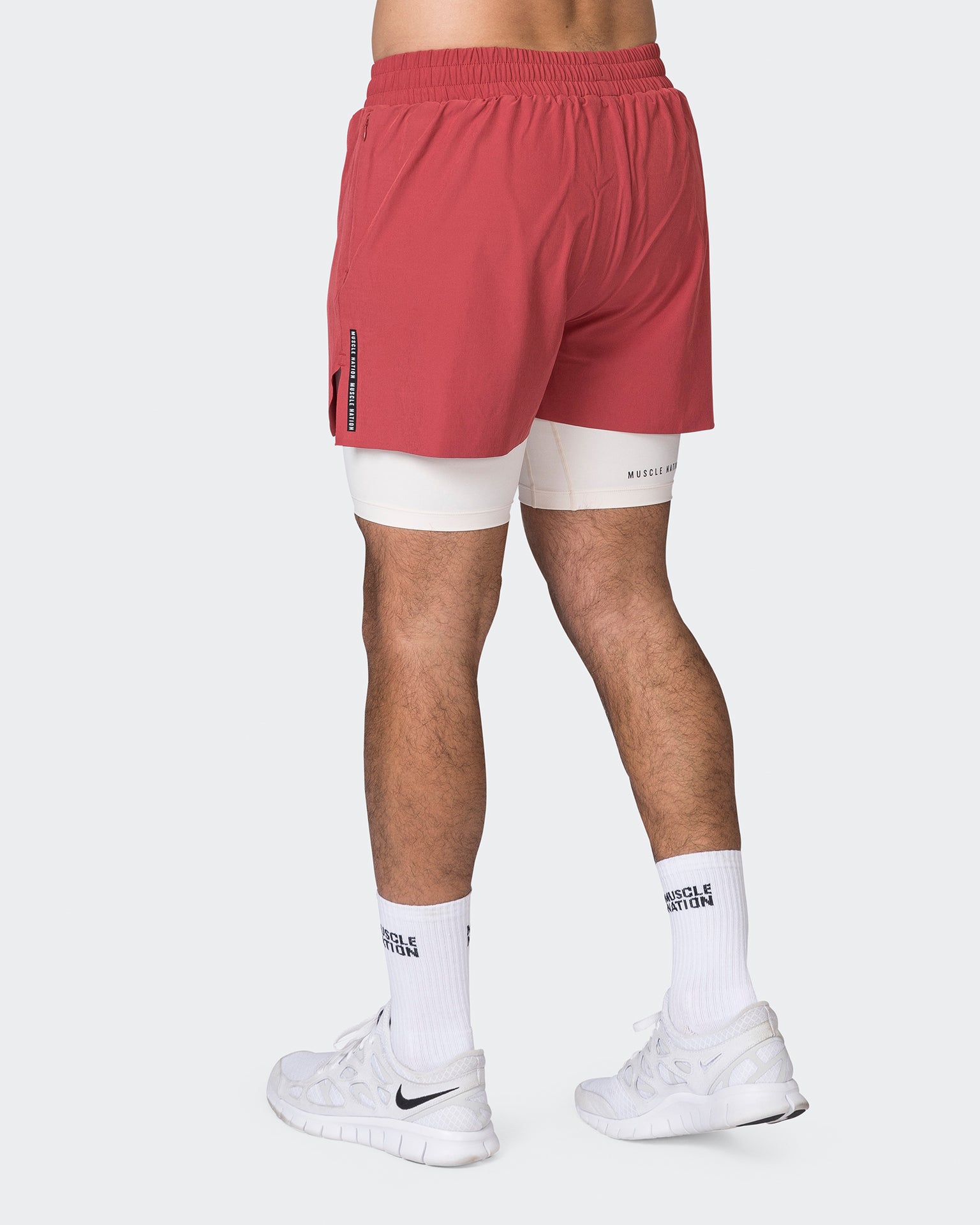 Replay 3" Shorts - Dusty Red-Shorts-S-052334DTSYRD-S-MNAPPRL25205-5-Muscle Nation