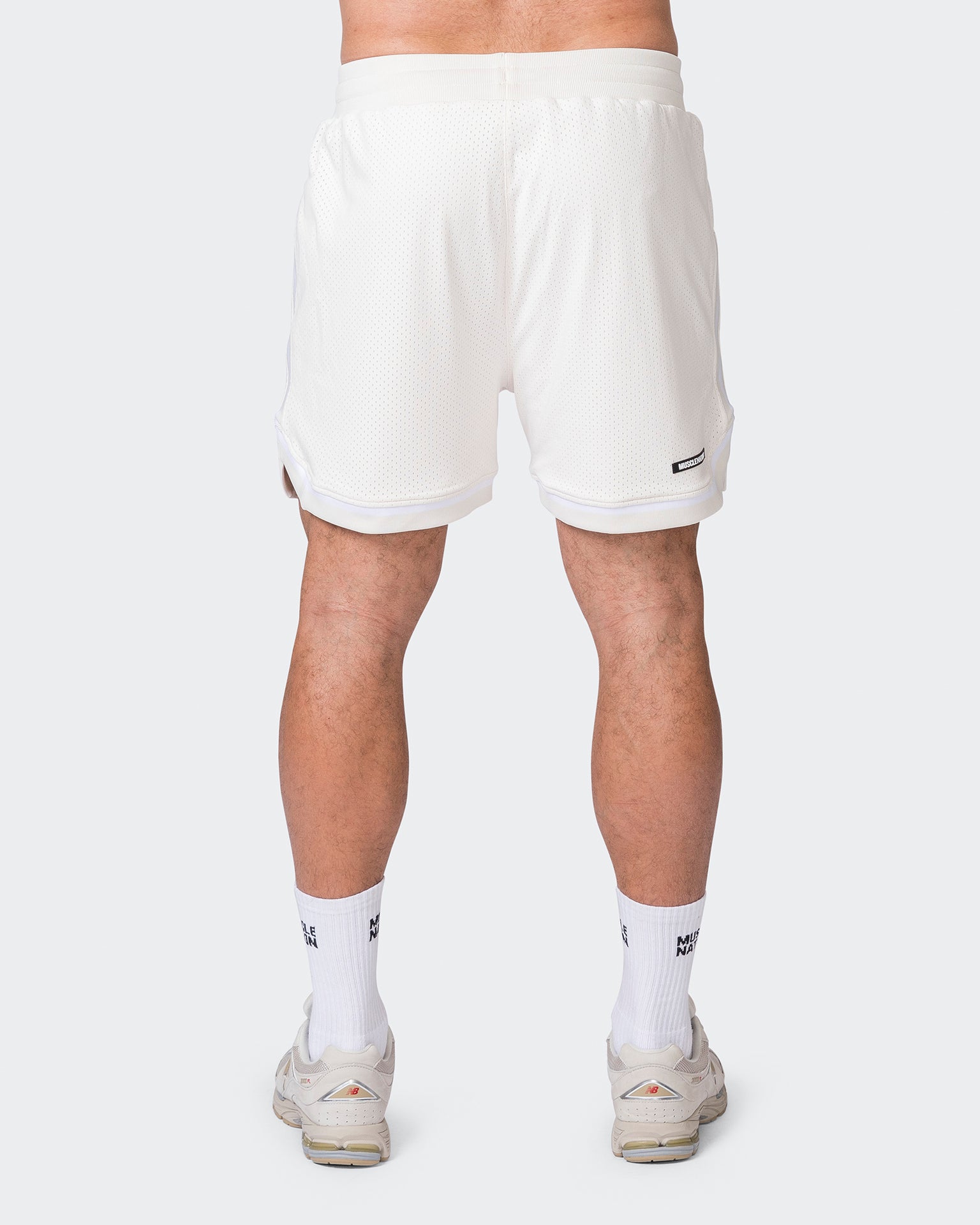 Mens 5" Basketball Shorts - Travertine-Shorts-S-072312TRAV-S-MNAPPRL25513-6-Muscle Nation