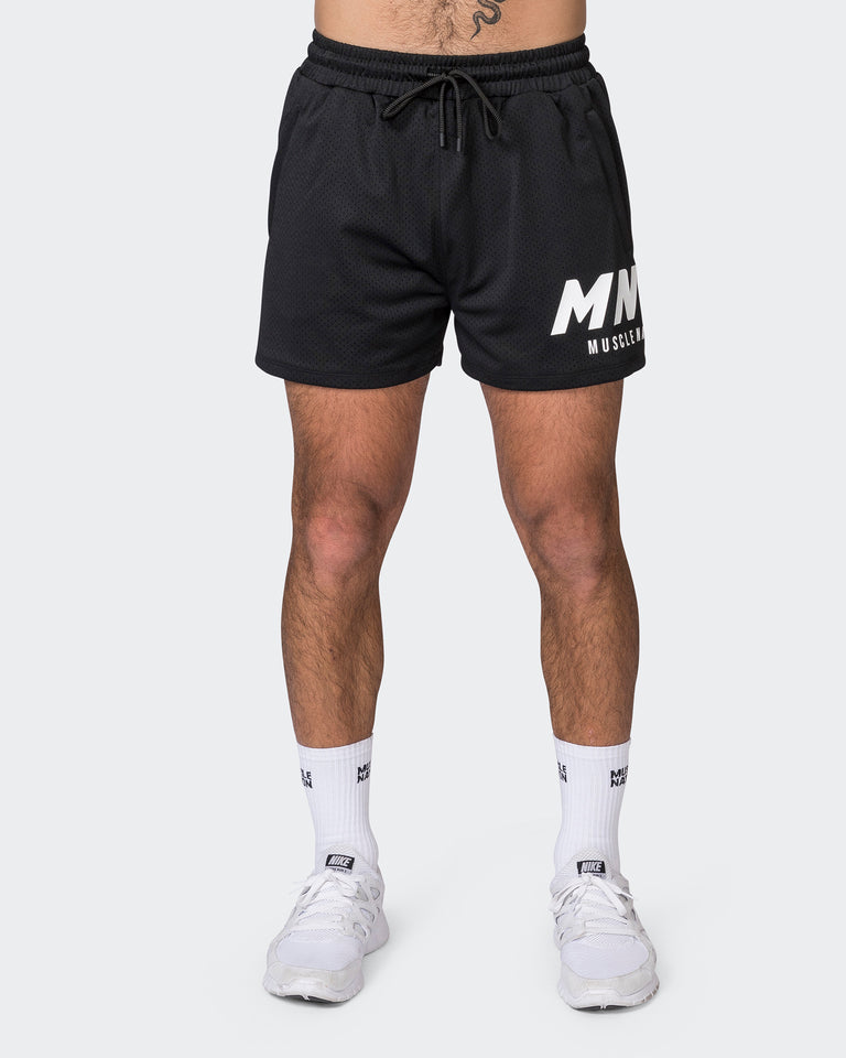 MNTN Lay Up 3.5" Shorts - Black-Shorts-S-052332BLK-S-MNAPPRL25142-3-Muscle Nation
