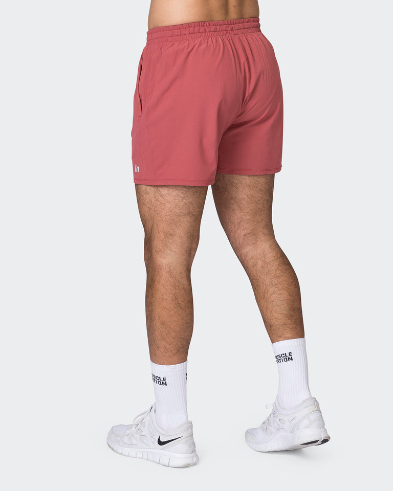 New Heights 4" Shorts - Dusty Red-Shorts-S-072309DTSYRD-S-MNAPPRL25457-5-Muscle Nation