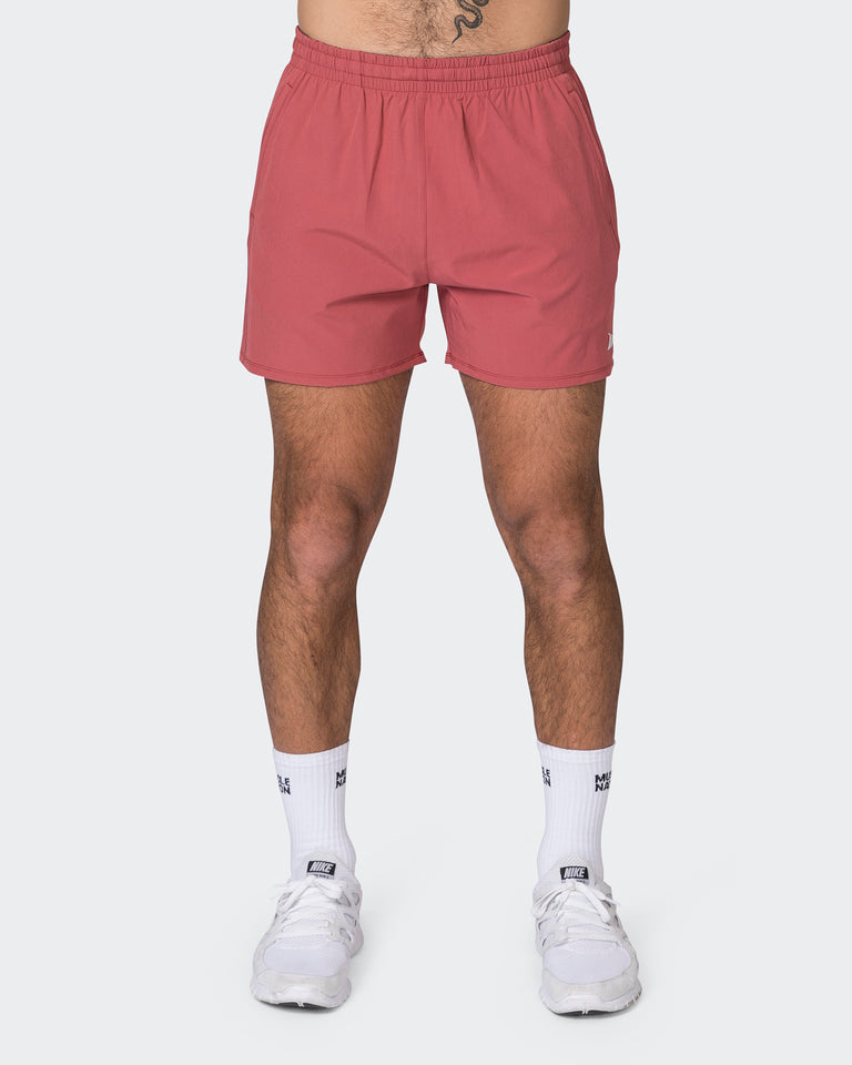 New Heights 4" Shorts - Dusty Red-Shorts-S-072309DTSYRD-S-MNAPPRL25457-2-Muscle Nation