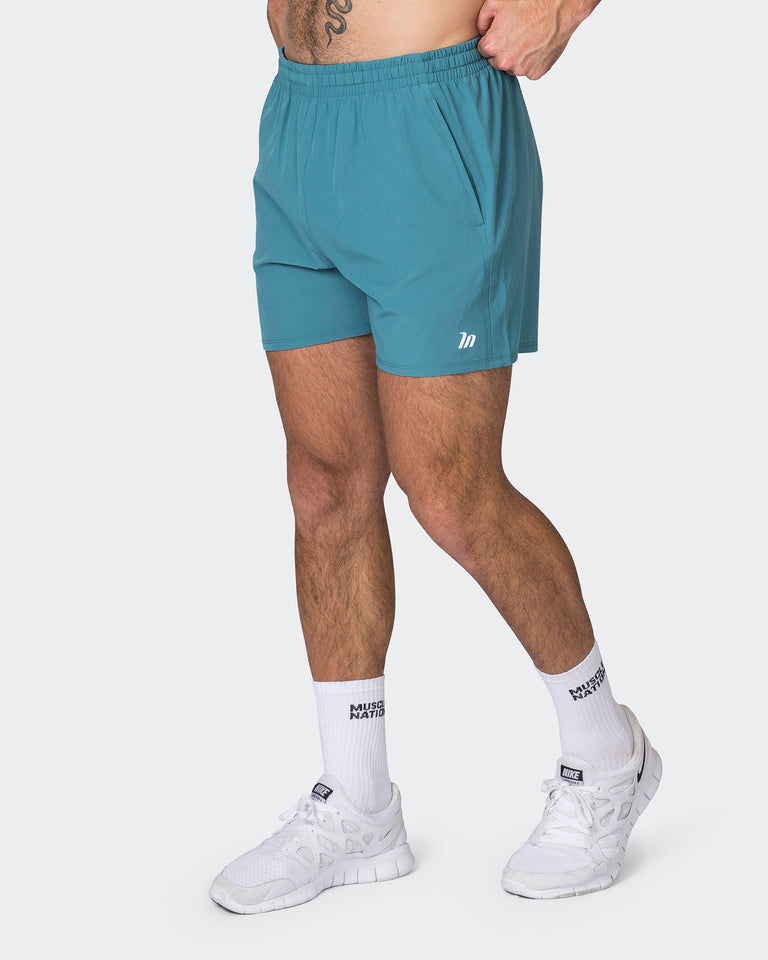 New Heights 4" Shorts - Light Harbour-Shorts-S-072309LGTHRBR-S-MNAPPRL25464-1-Muscle Nation