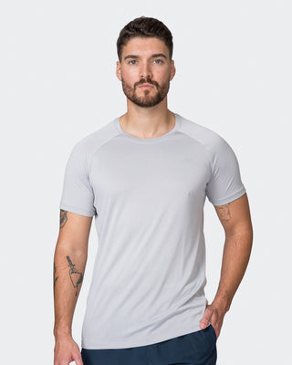 New Heights Running Tee - Quiet Grey-T-Shirts-S-072305QUTGRY-S-MNAPPRL25422-1-Muscle Nation
