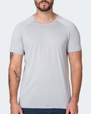 New Heights Running Tee - Quiet Grey-T-Shirts-S-072305QUTGRY-S-MNAPPRL25422-2-Muscle Nation