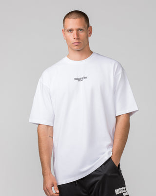 Worldwide Pump Cover - White-T-Shirts-XS-062401WHT-XS-MNAPPRL31713-1-Muscle Nation