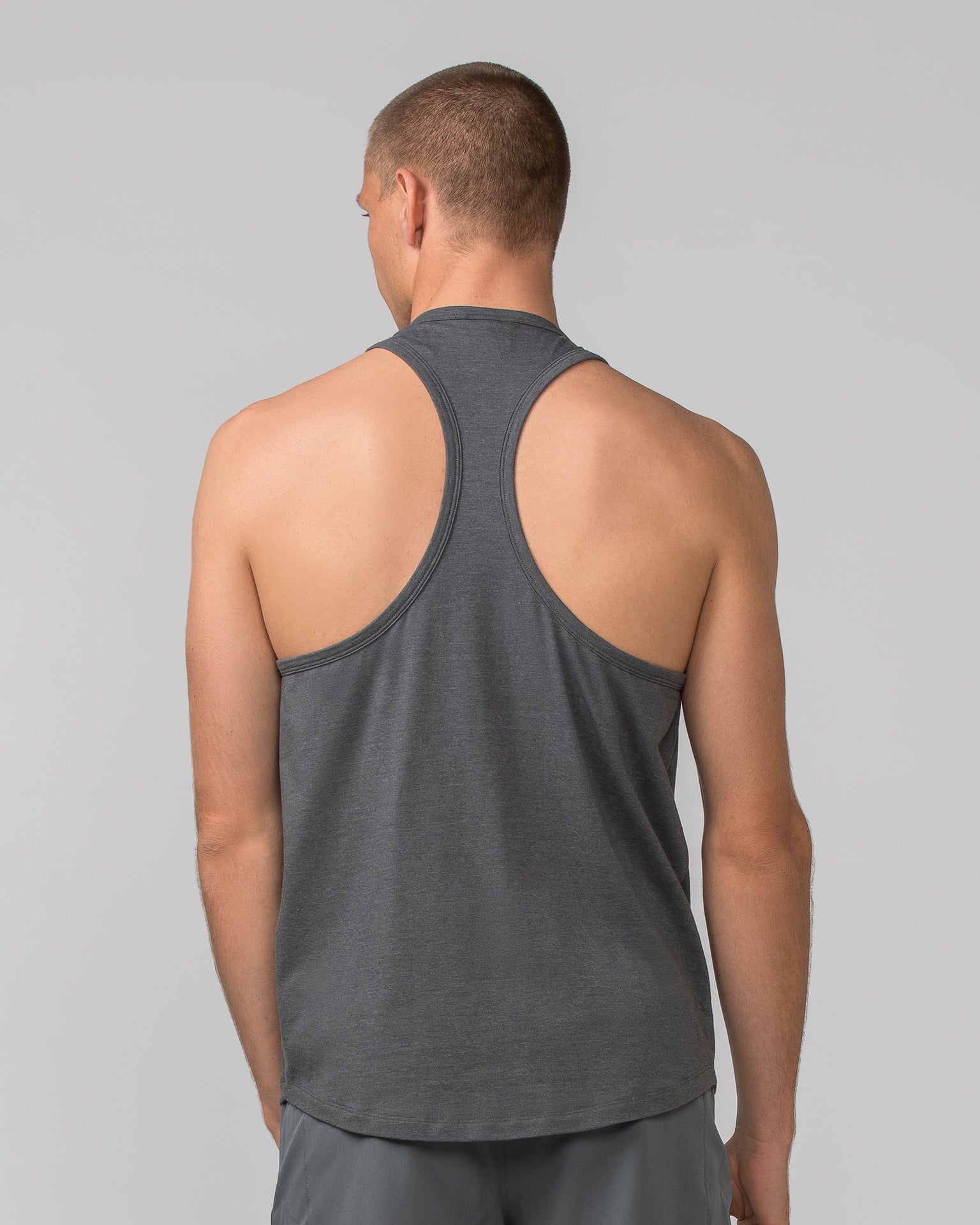 Striker Y Back Singlet - Tornado Marl-Singlets & Tanks-S-062403TMTM-S-MNAPPRL31800-4-Muscle Nation