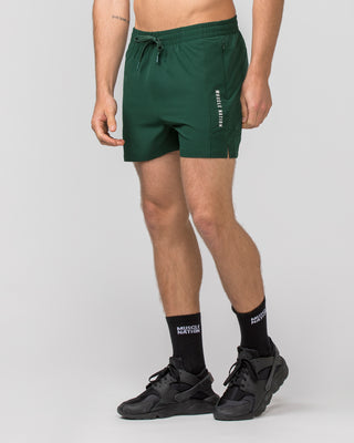 Streamline Training 3" Shorts - Forest Green-Shorts-S-062421FRSGRN-S-MNAPPRL31814-1-Muscle Nation