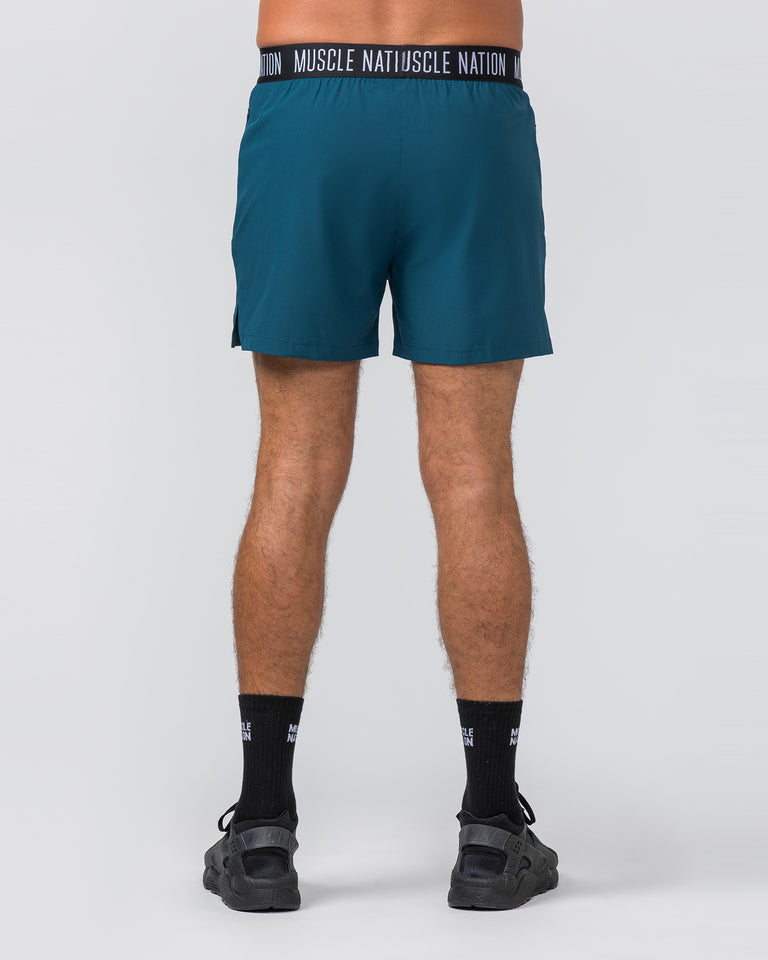 Level Up Training 4" Shorts - Tidal Teal-Shorts-S-112364TIDALTEAL-S-MNAPPRL30132-5-Muscle Nation