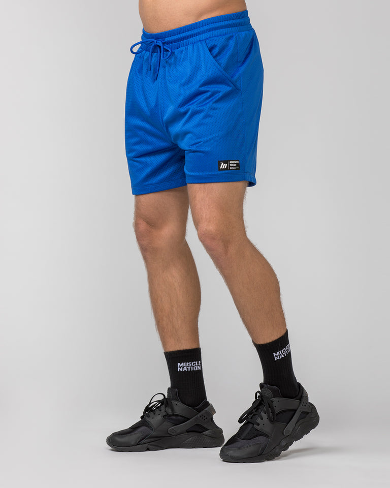 Lay Up 5" Shorts - Bondi Blue-Shorts-S-112343BONDIBLU-S-MNAPPRL30239-3-Muscle Nation
