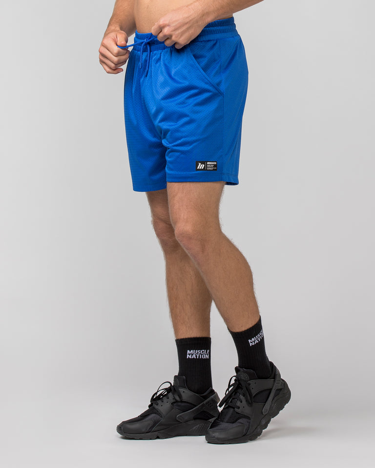 Lay Up 5" Shorts - Bondi Blue-Shorts-S-112343BONDIBLU-S-MNAPPRL30239-1-Muscle Nation
