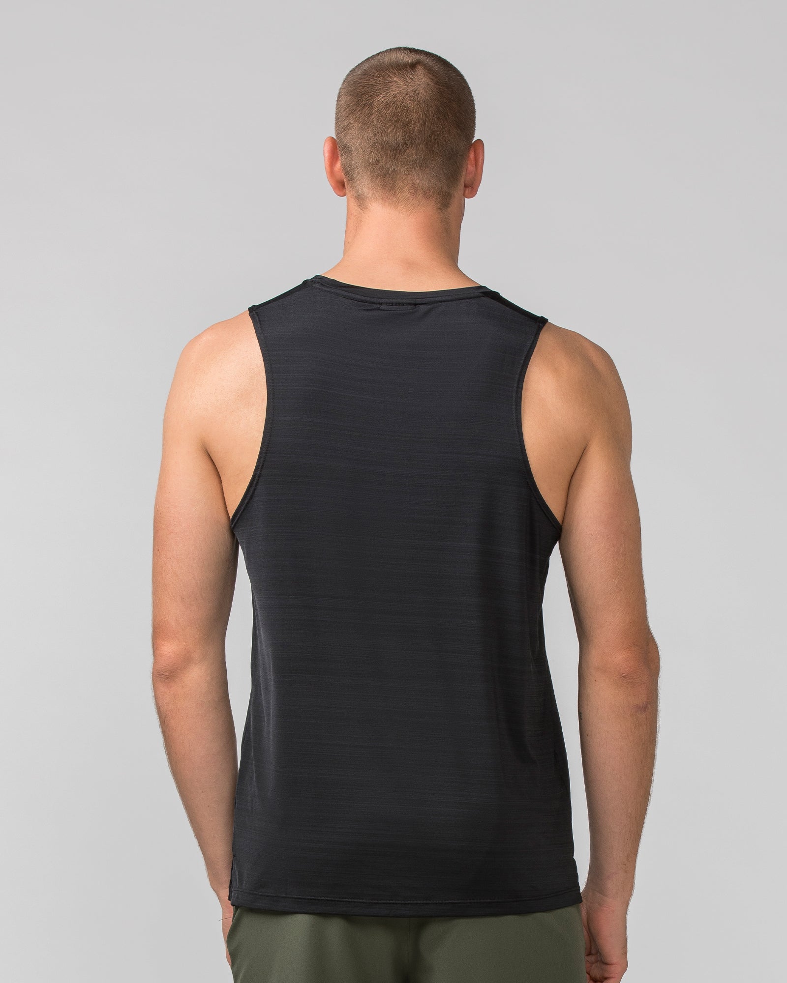 MN Active Running Tank - Black-Singlets & Tanks-S-072317BLK-S-MNAPPRL25590-5-Muscle Nation