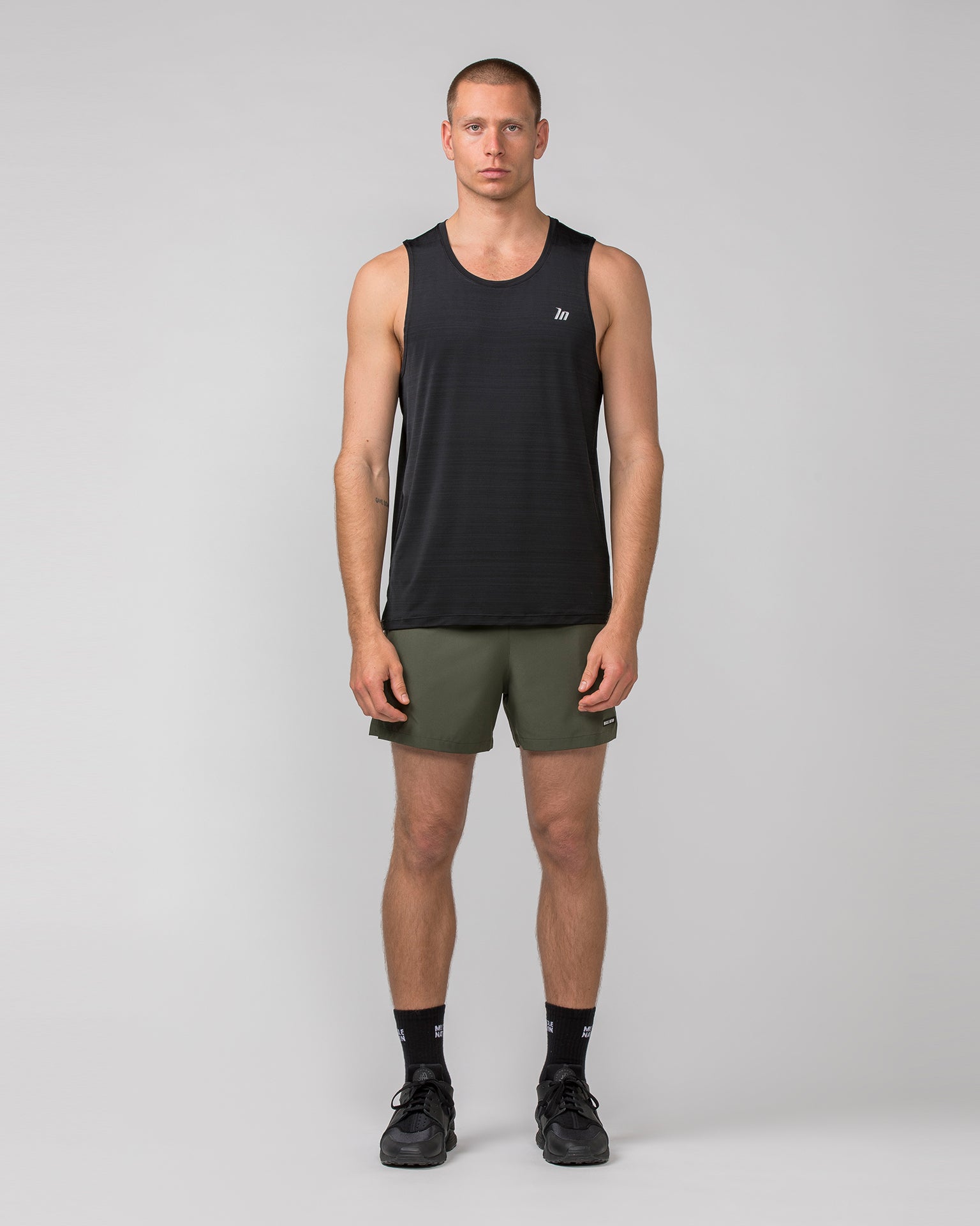 Level Up Training 4" Shorts - Dark Khaki-Shorts-S-112364DKHAKI-S-MNAPPRL28251-6-Muscle Nation