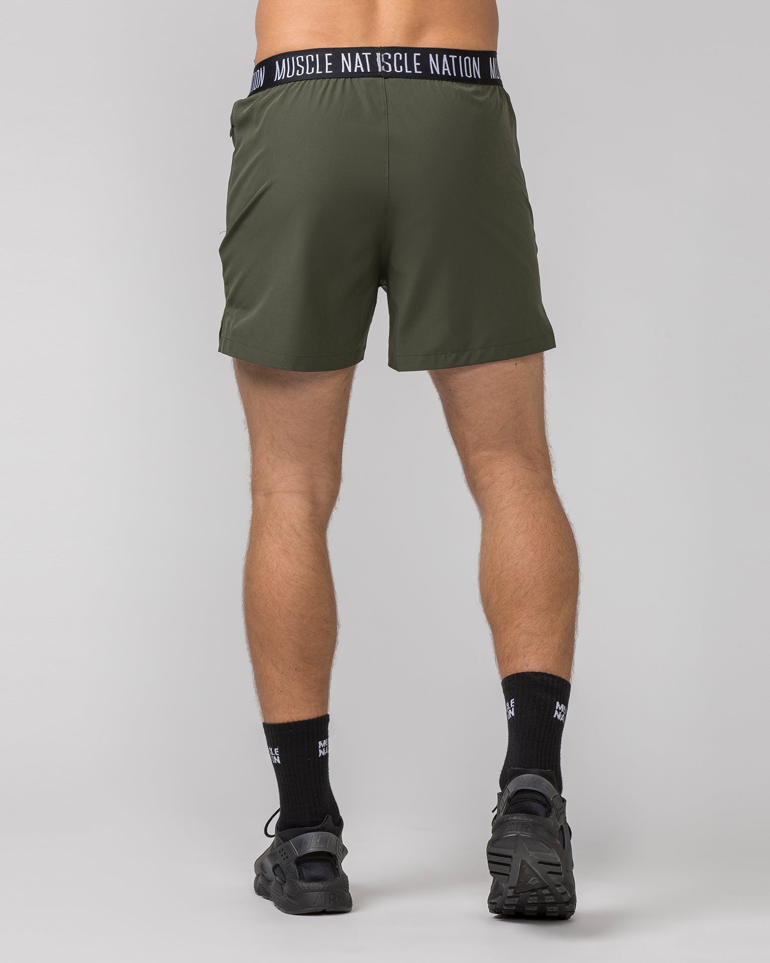 Level Up Training 4" Shorts - Dark Khaki-Shorts-S-112364DKHAKI-S-MNAPPRL28251-5-Muscle Nation