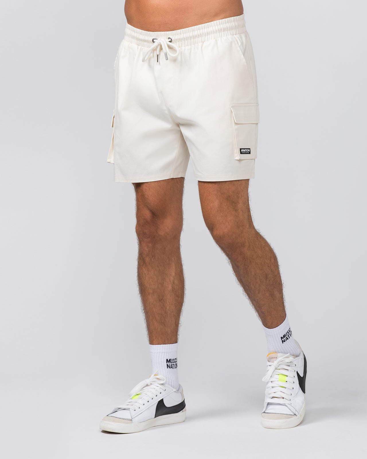 Daily Cargo 5" Shorts - Travertine-Shorts-S-042346TRAV-S-MNAPPRL30889-3-Muscle Nation