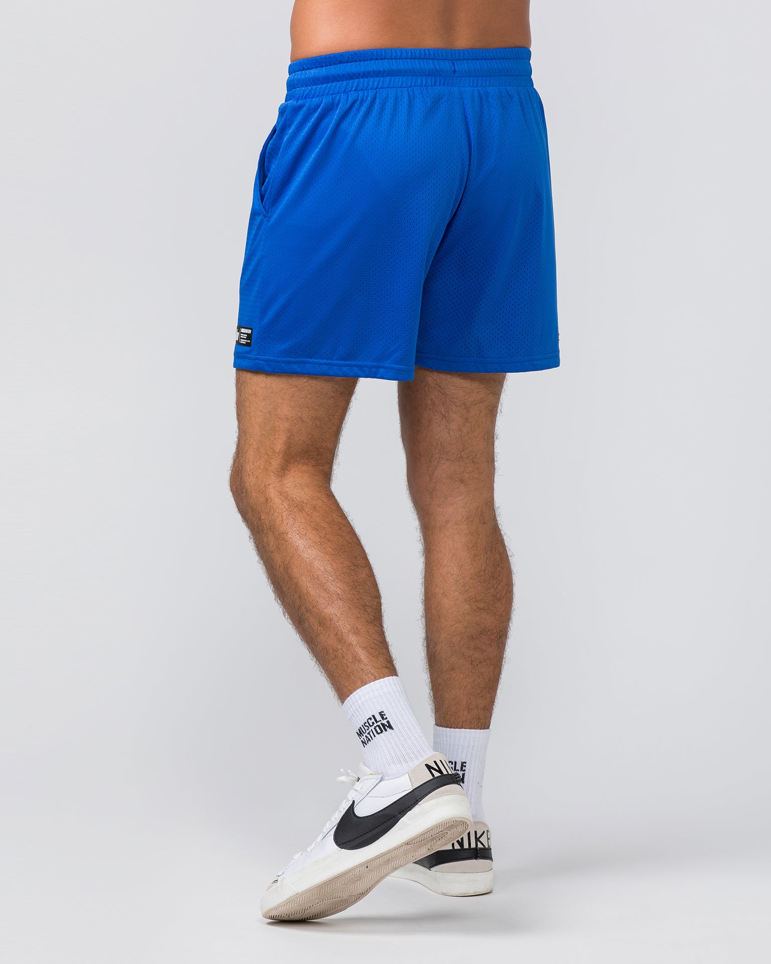 Lay Up 3.5" Shorts - Bondi Blue-Shorts-S-112342BONDIBLU-S-MNAPPRL30719-4-Muscle Nation