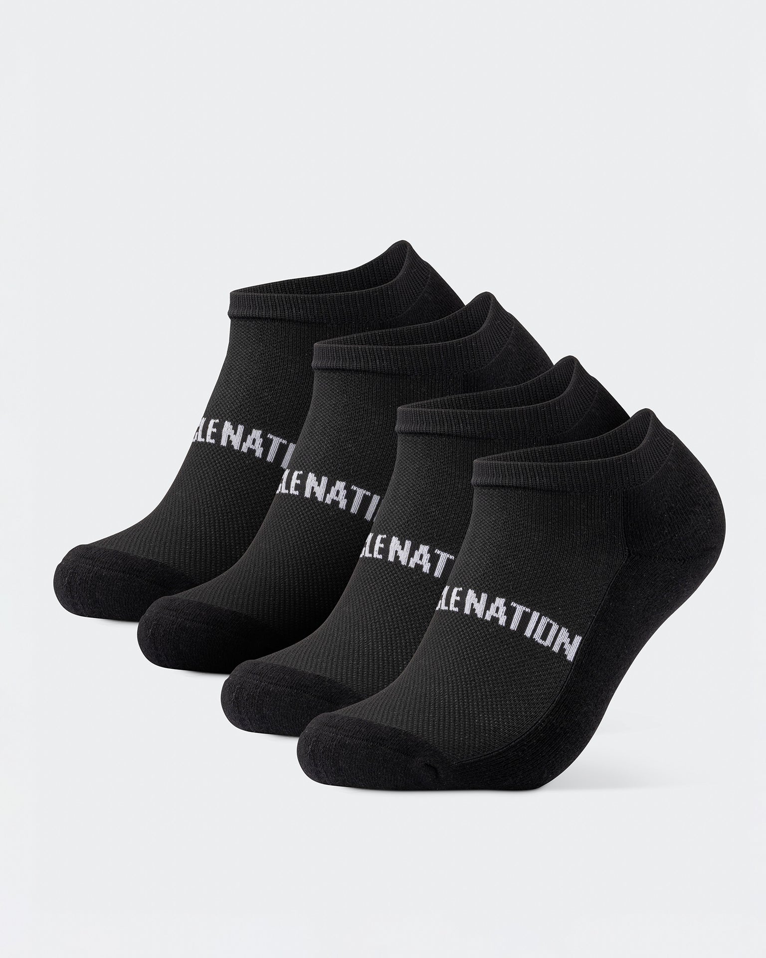 Mens Ankle Socks (2X Pack) - Black