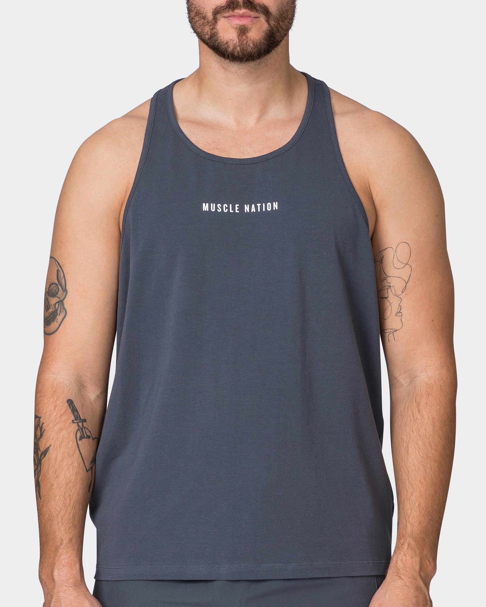 Infinite Y Back Singlet - Thunder-Singlets & Tanks-S-072301THNDR-S-MNAPPRL25380-7-Muscle Nation