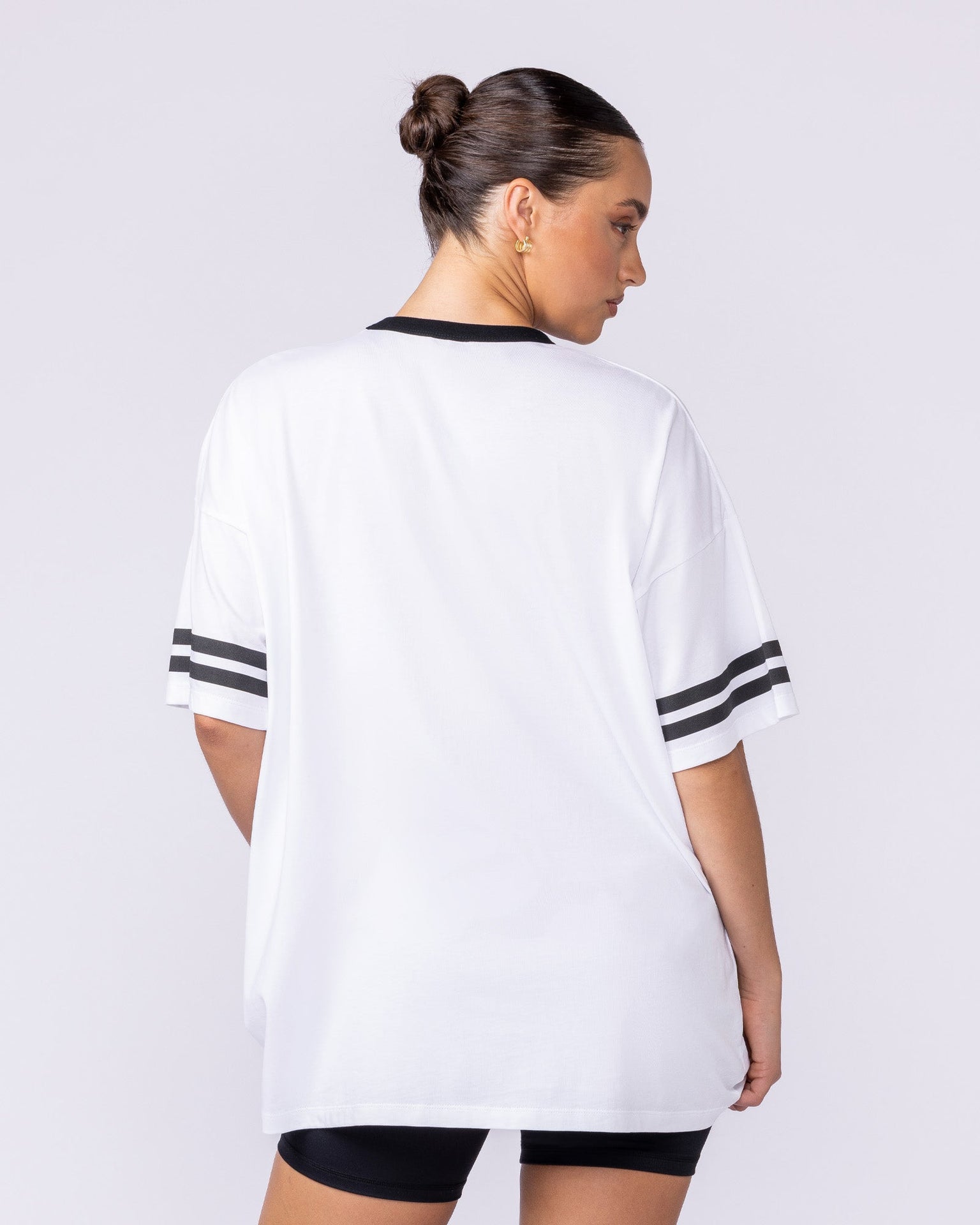 MN Club Oversized Tee - White-T-Shirts-XXS-1125170WHT-XXS-MNAPPRL46344-5-Muscle Nation