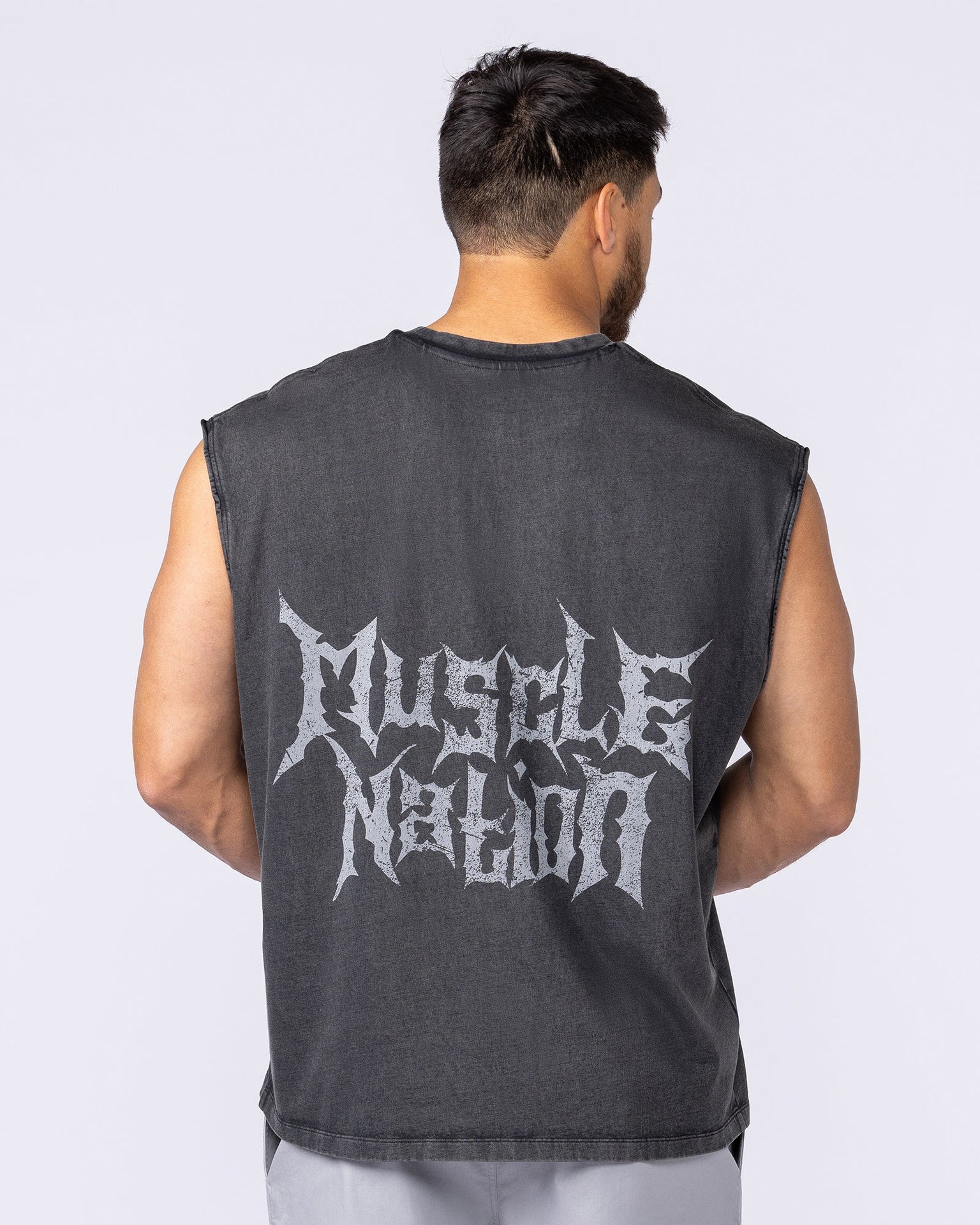 MN Metal Vintage Boxy Muscle Tank - Washed Black-Singlets & Tanks-S-1125148WSHBLK-S-MNAPPRL47571-4-Muscle Nation