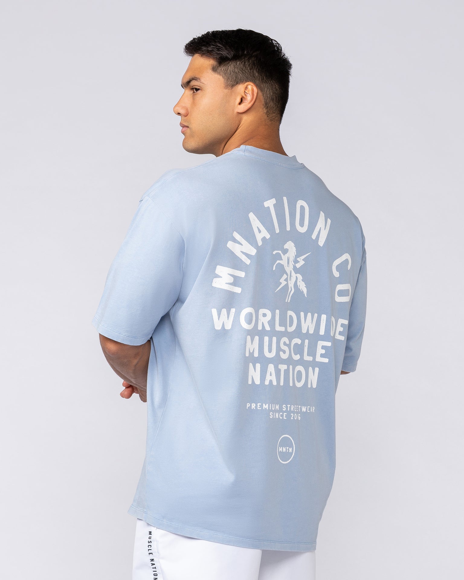 MNation Co Vintage Oversized Tee - Washed Sky-T-Shirts-XS-092520WSKY-XS-MNAPPRL44286-3-Muscle Nation