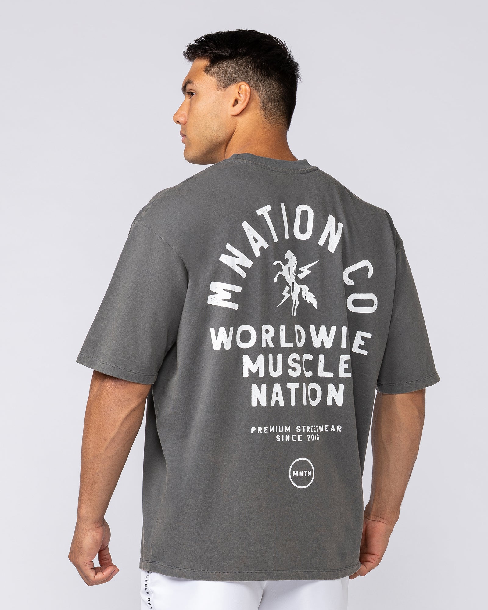 MNation Co Vintage Oversized Tee - Washed Charcoal-T-Shirts-XS-092520WSHTORN-XS-MNAPPRL44278-5-Muscle Nation