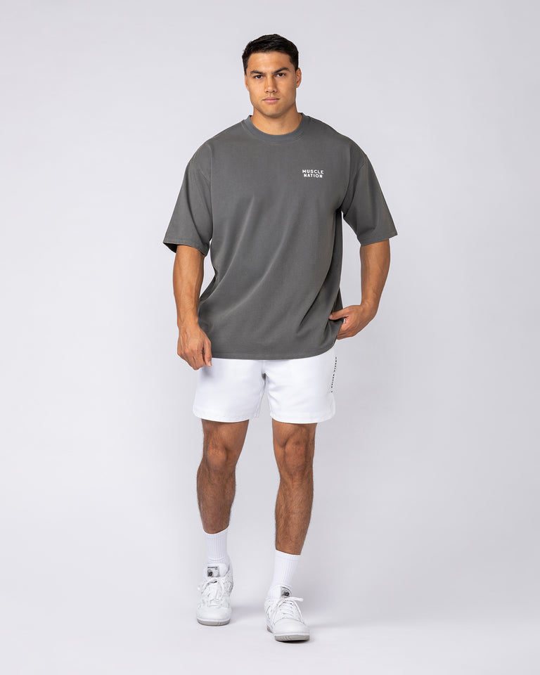 MNation Co Vintage Oversized Tee - Washed Charcoal-T-Shirts-XS-092520WSHTORN-XS-MNAPPRL44278-7-Muscle Nation